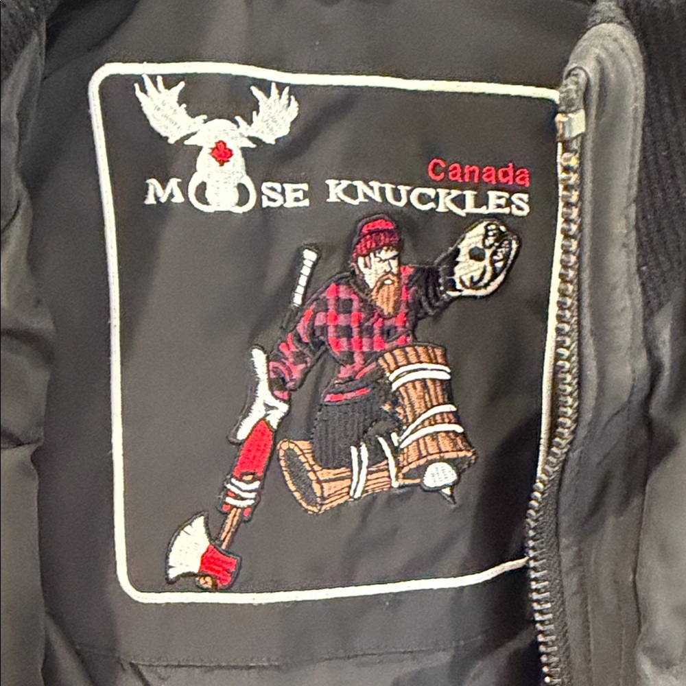 Moose Knuckles Black Puffer Jacket - Picture 3 of 7